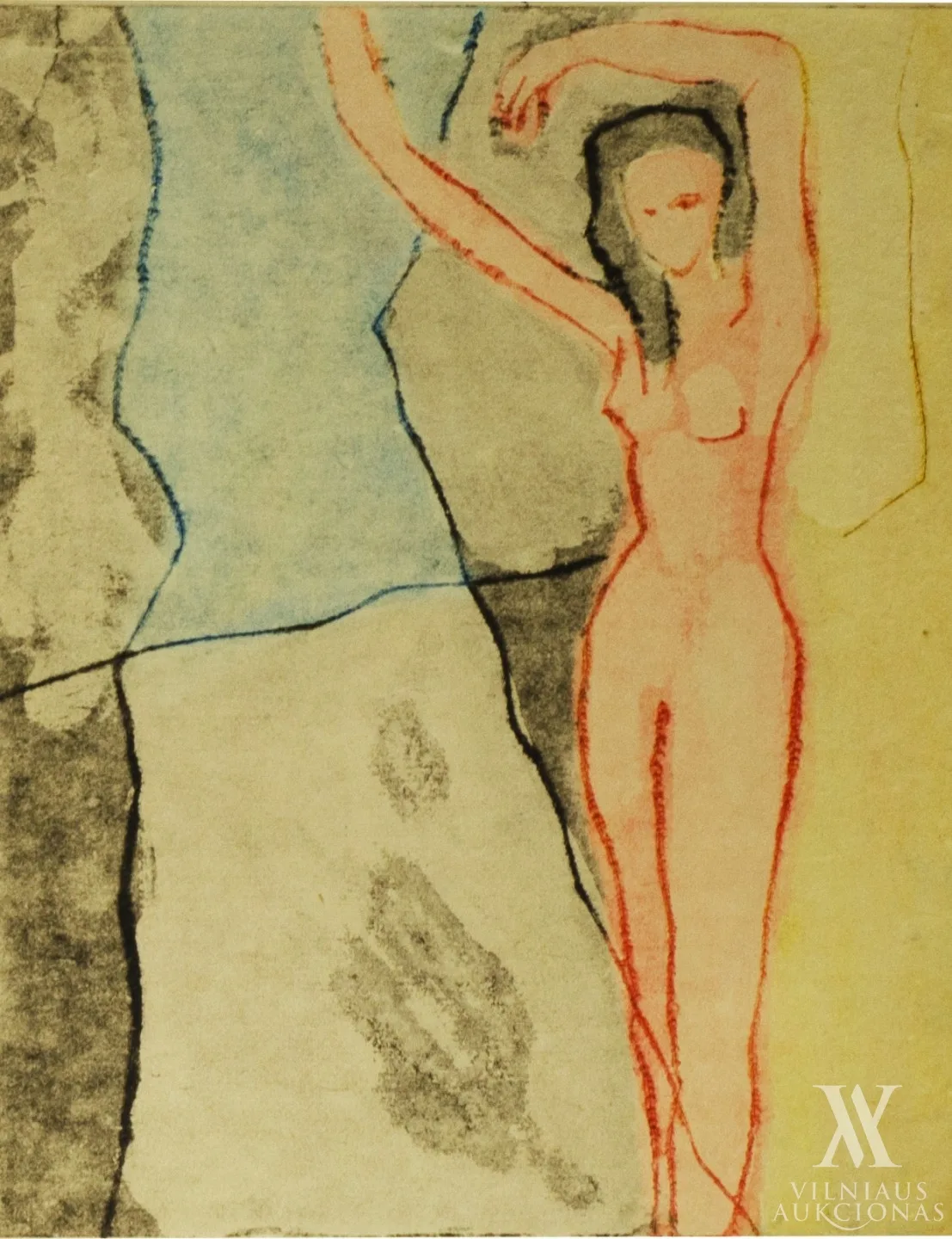 Saulė Kisarauskienė – Ankstyvos spalvotos grafikos rinkinys (6 vnt.)
