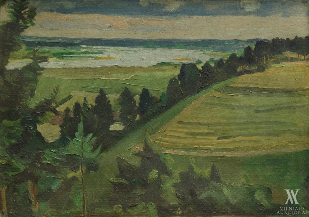 Jonas Šileika – Nemuno slėnis linkui Kulautuvos