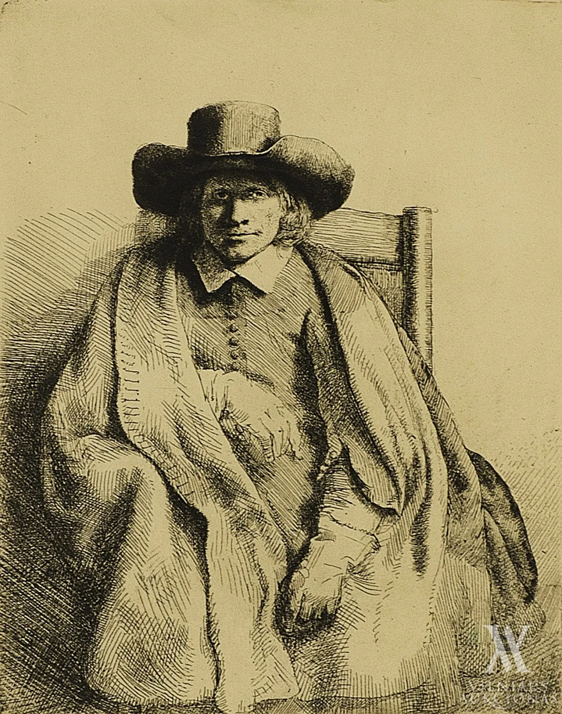 Harmenszoon van Rijn Rembrandt – Clement de Jonghe portretas 