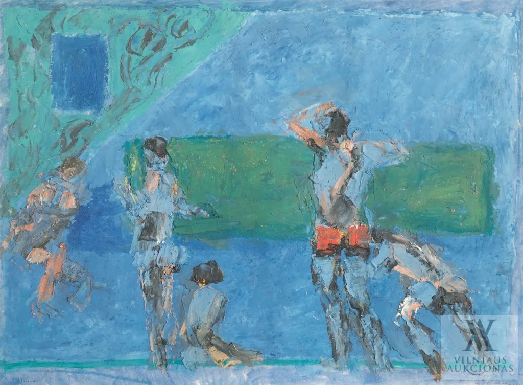 Pranas Gailius – Mauduolės, pagal Cezanne