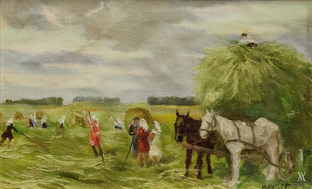 Jonas Vaitys – Šienapjūtės darbai