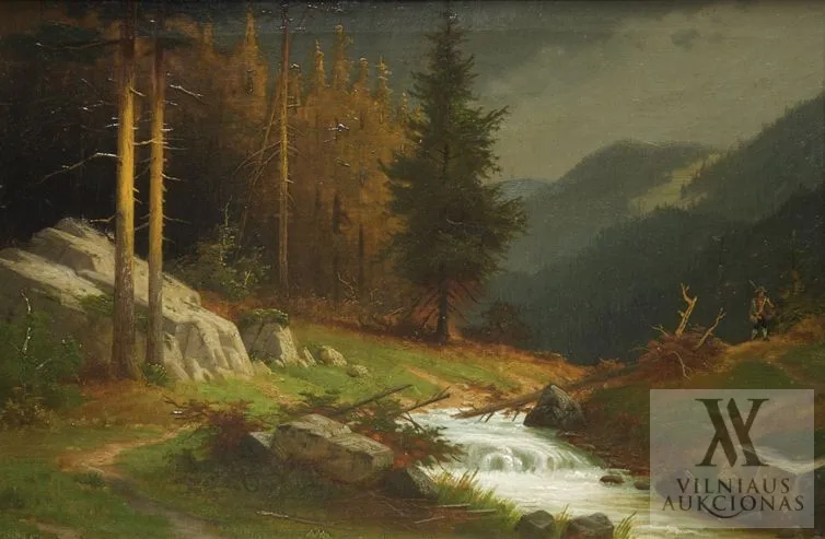 Georgas Schmitzas, (Georg Schmitz) – Miško peizažas