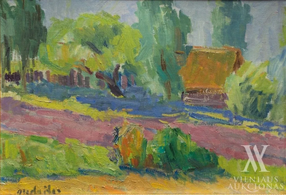 Antanas Gudaitis – Prie sodybos