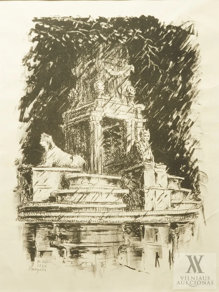 Napoleonas Stanikas – Monumentas Paryžiuje