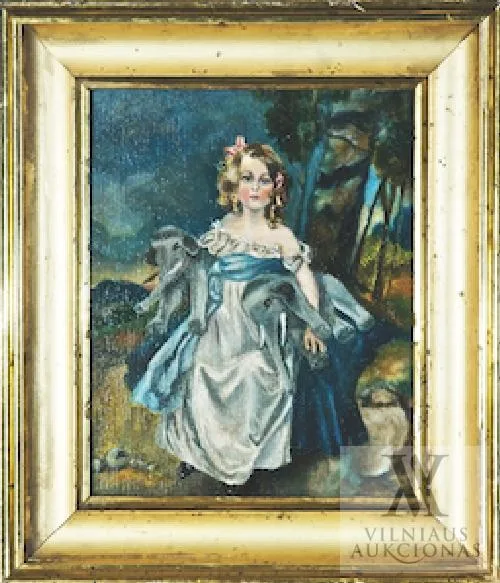 Autorius Nežinomas – Mergaitė su drambliukais