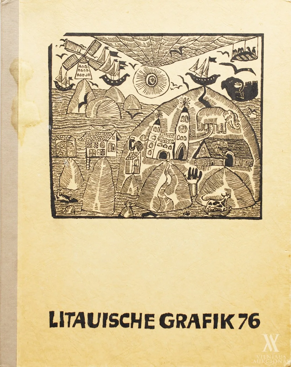 Autorių kolektyvas – 10-ies estampų rinkinys „Litauische Grafik 76“. Sud. Joachim Bartels (buv. VDR)