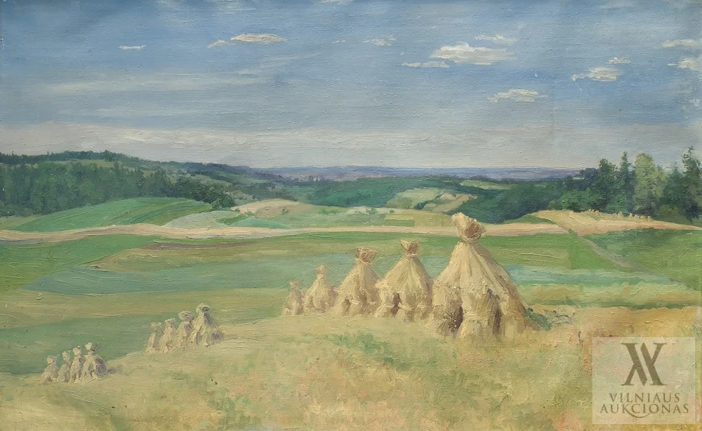 Bronė Jacevičiūtė-Jėčiūtė – Peizažas su gubomis