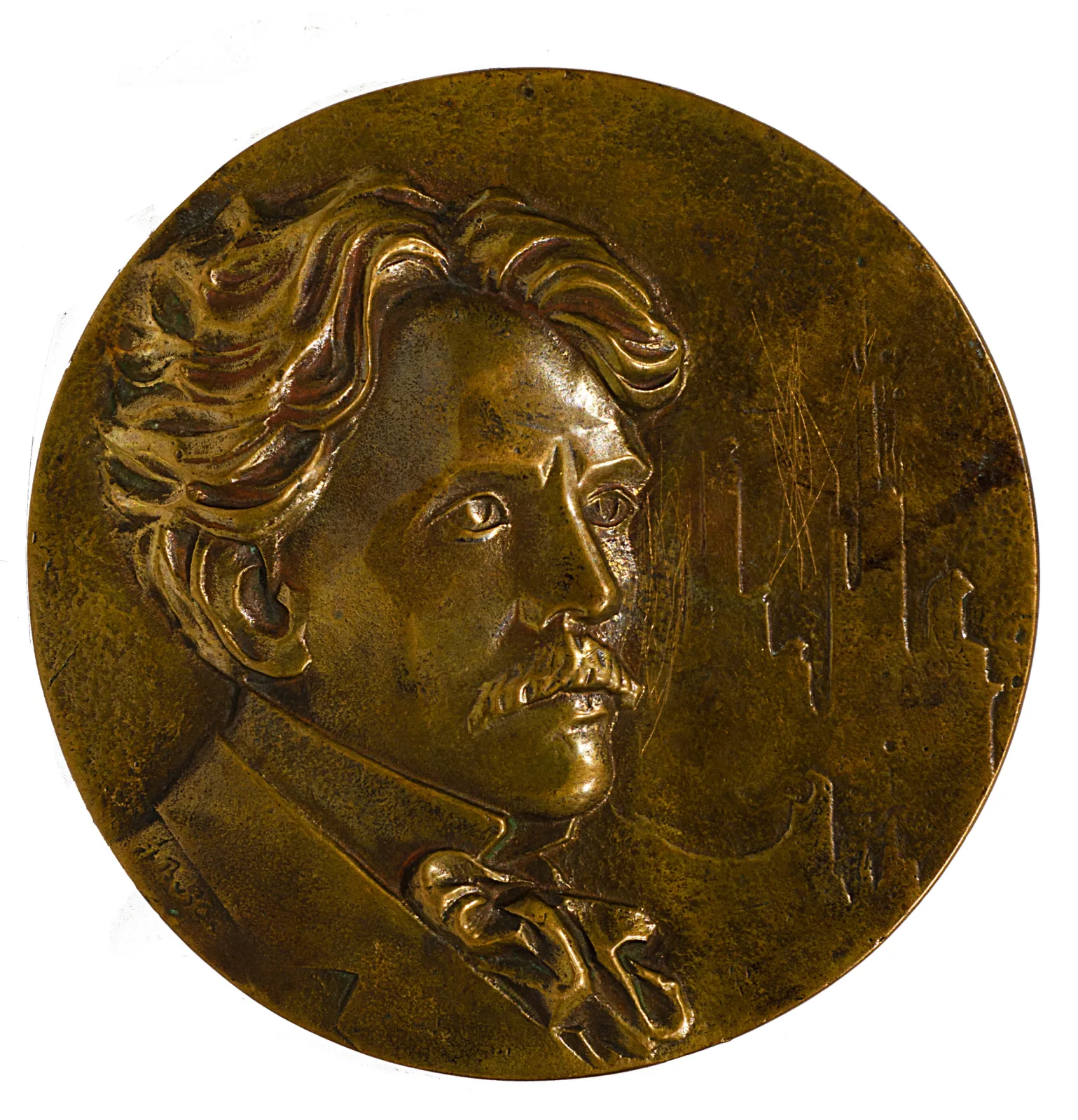 Bernardas  Bučas – Bareljefas „Mikalojus Konstantinas Čiurlionis“