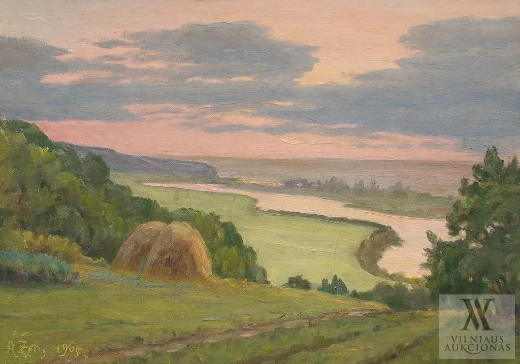 Antanas Žmuidzinavičius – Upė saulėleidyje