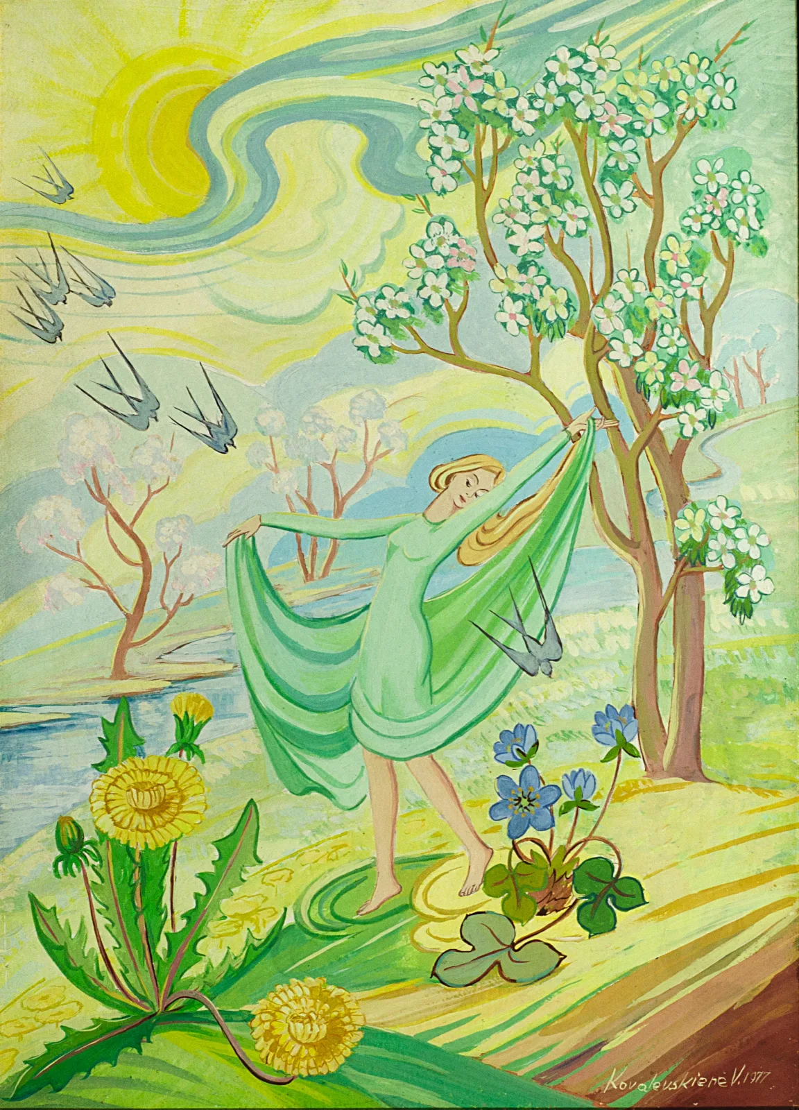 Valerija Žukauskaitė–Kovalevskienė – Pavasaris