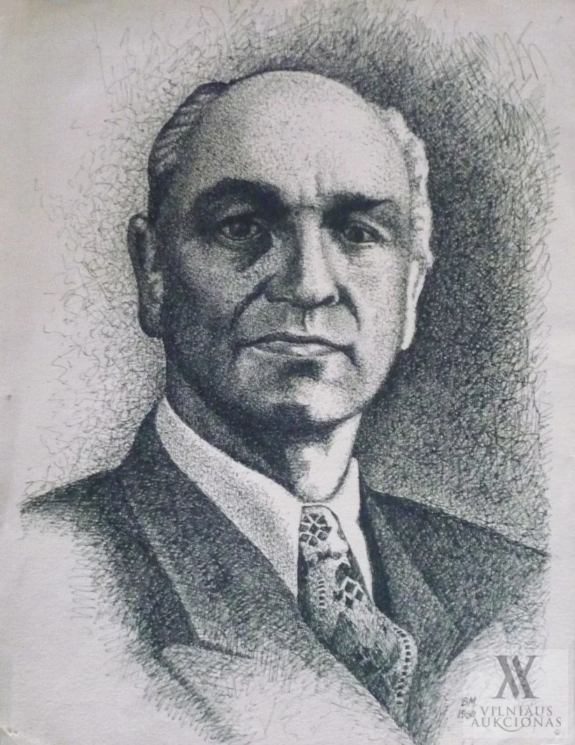 Balys Macutkevičius – Justo Paleckio portretas