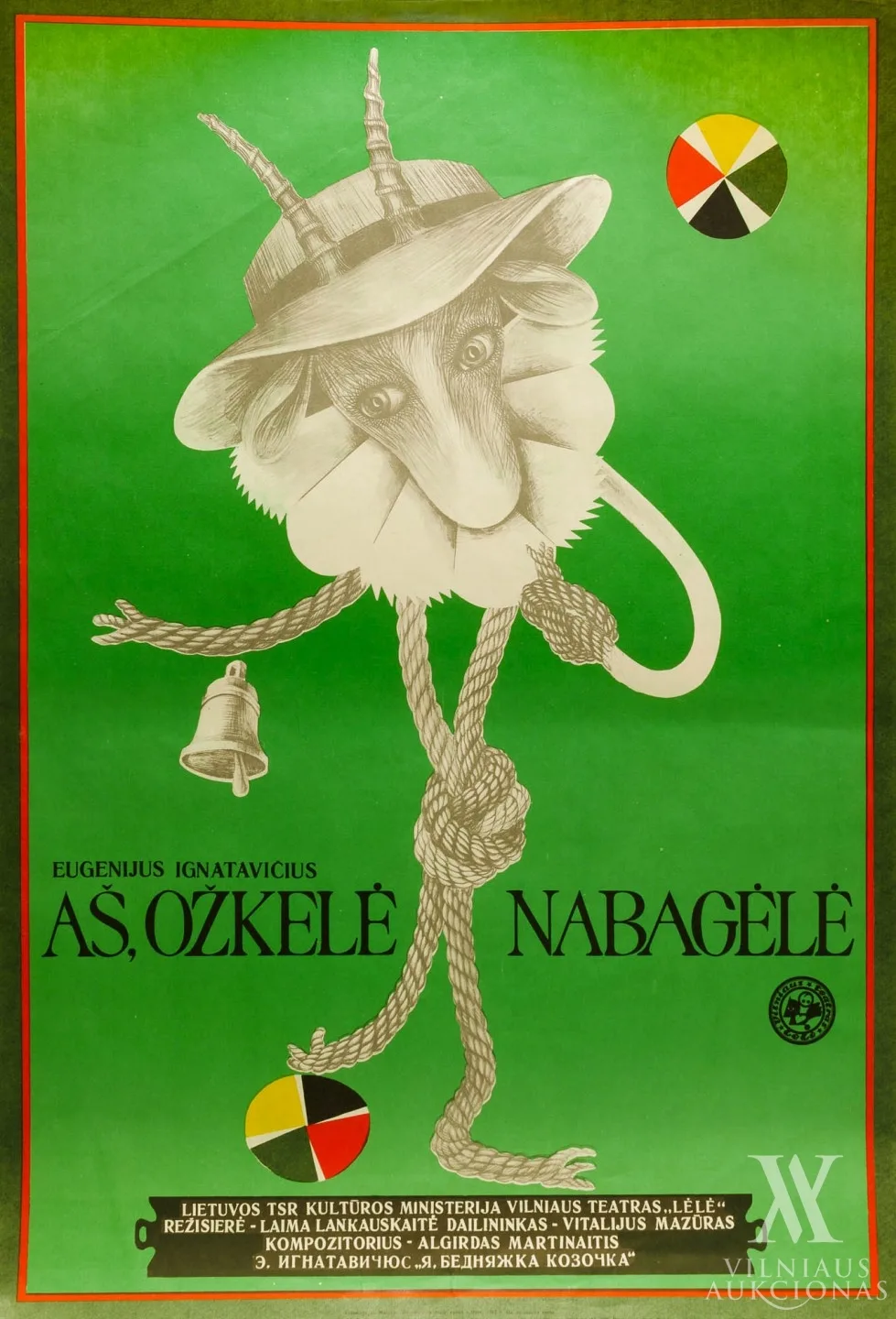 Vitalijus Mazūras – XX a. 9 d–mečio teatro „Lėlė“ plakatų rinkinys 