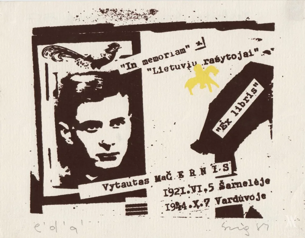 Kęstutis Grigaliūnas – Ex libris Vytauto Mačernio