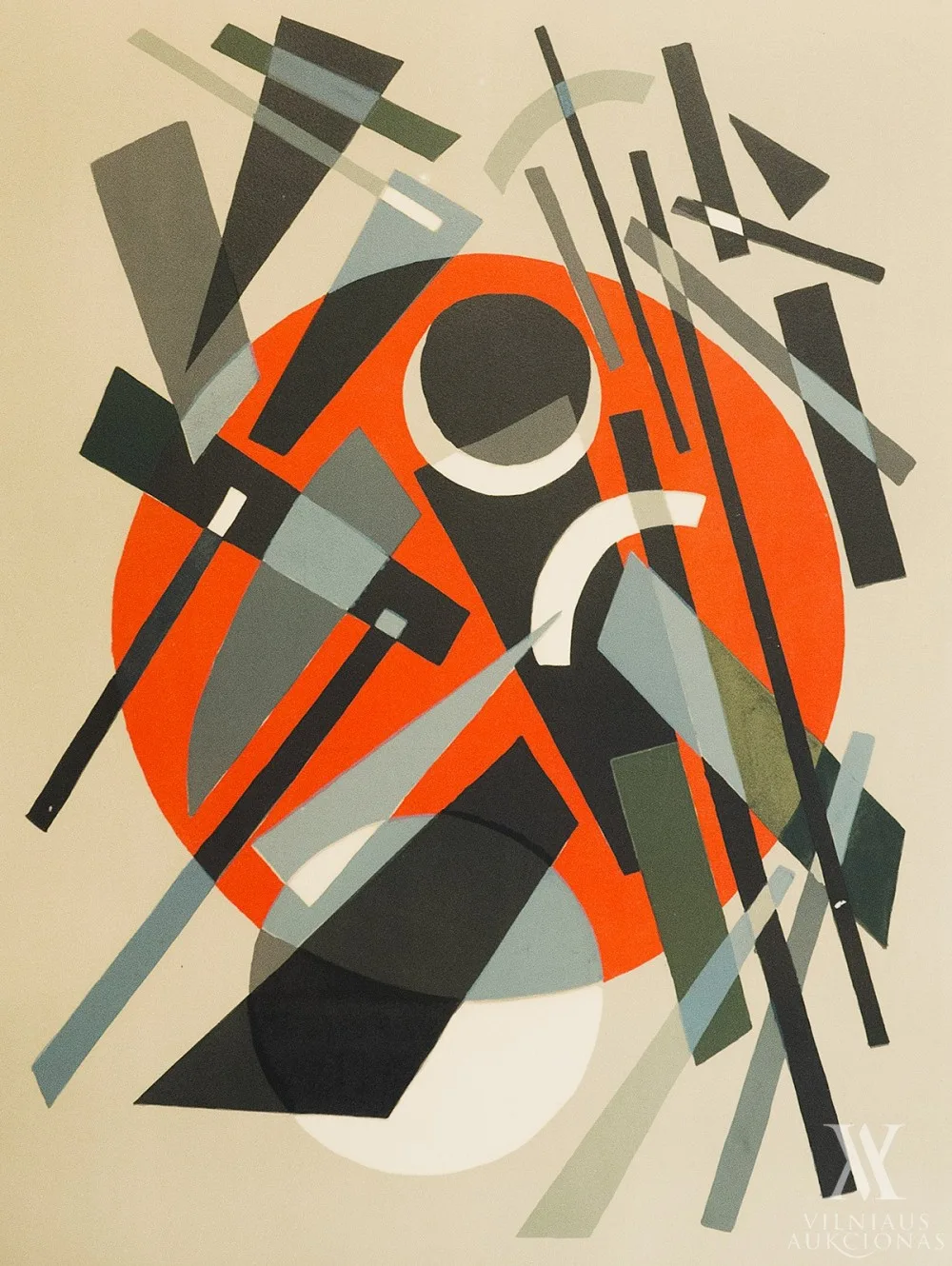 Nadia  Chodasiewicz–Leger – Suprematistinė kompozicija