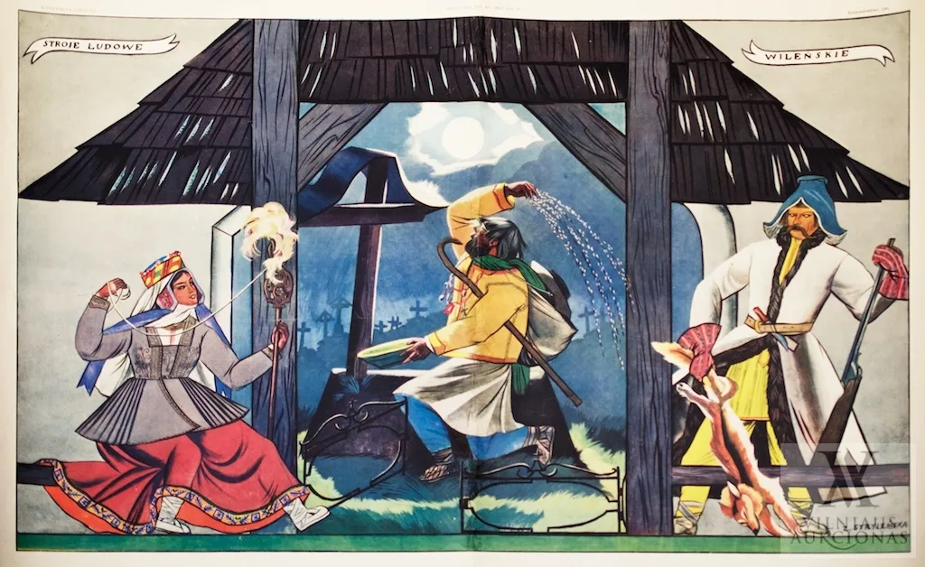 Zofia Stryjeńska – Liaudies rūbai. Vilniečiai
