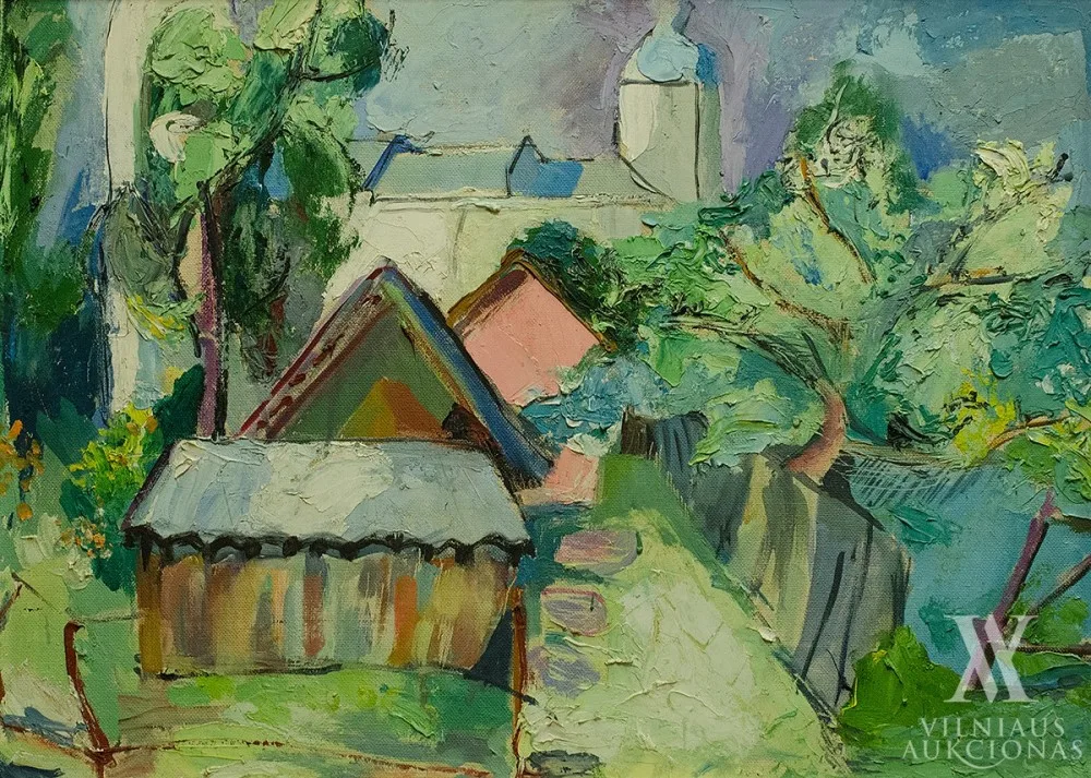 Gintarė Uogintaitė (Bielskienė) – Peizažas su bažnyčia
