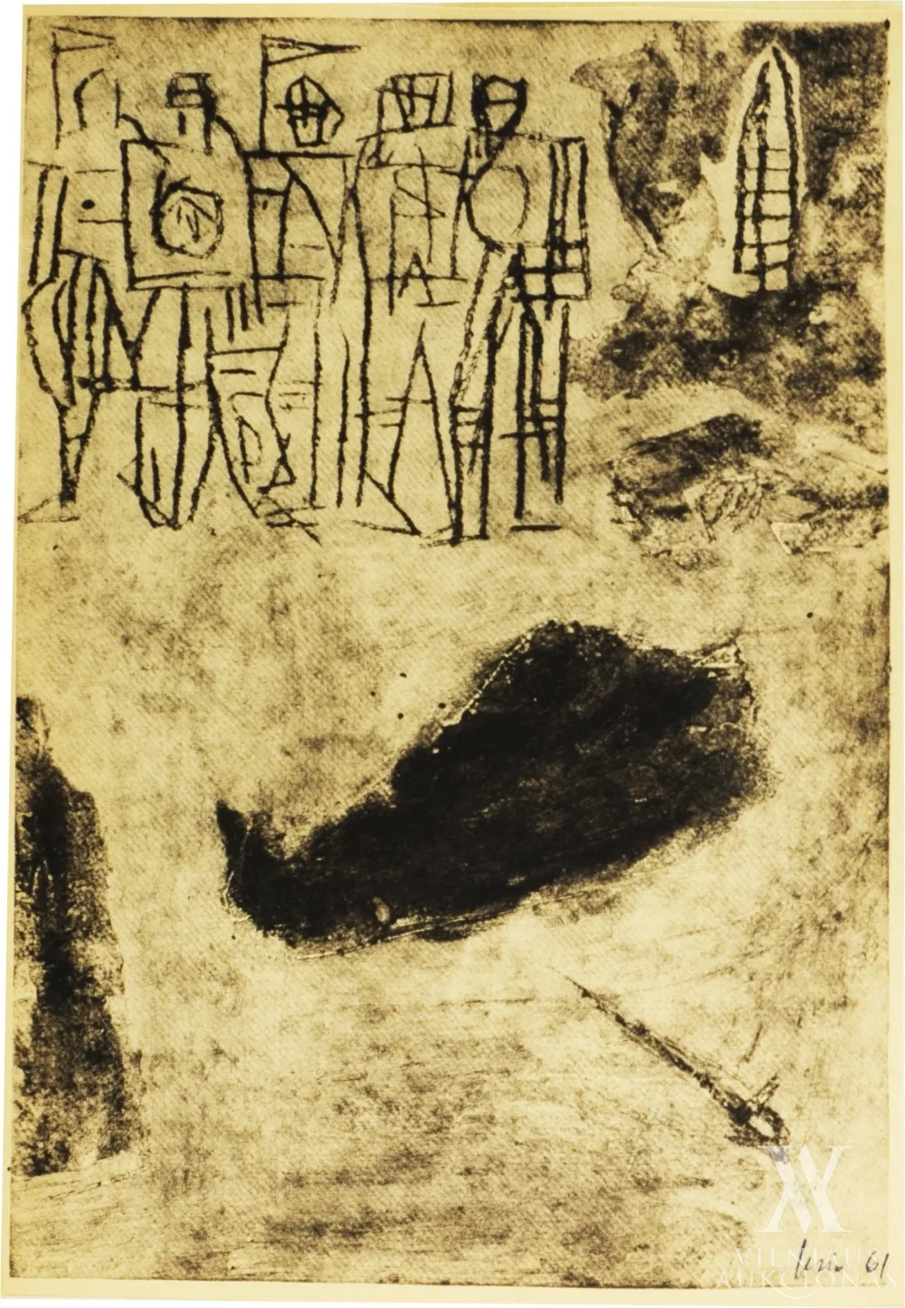 Vincas Kisarauskas – Ankstyvos grafikos rinkinys (14 vnt.)