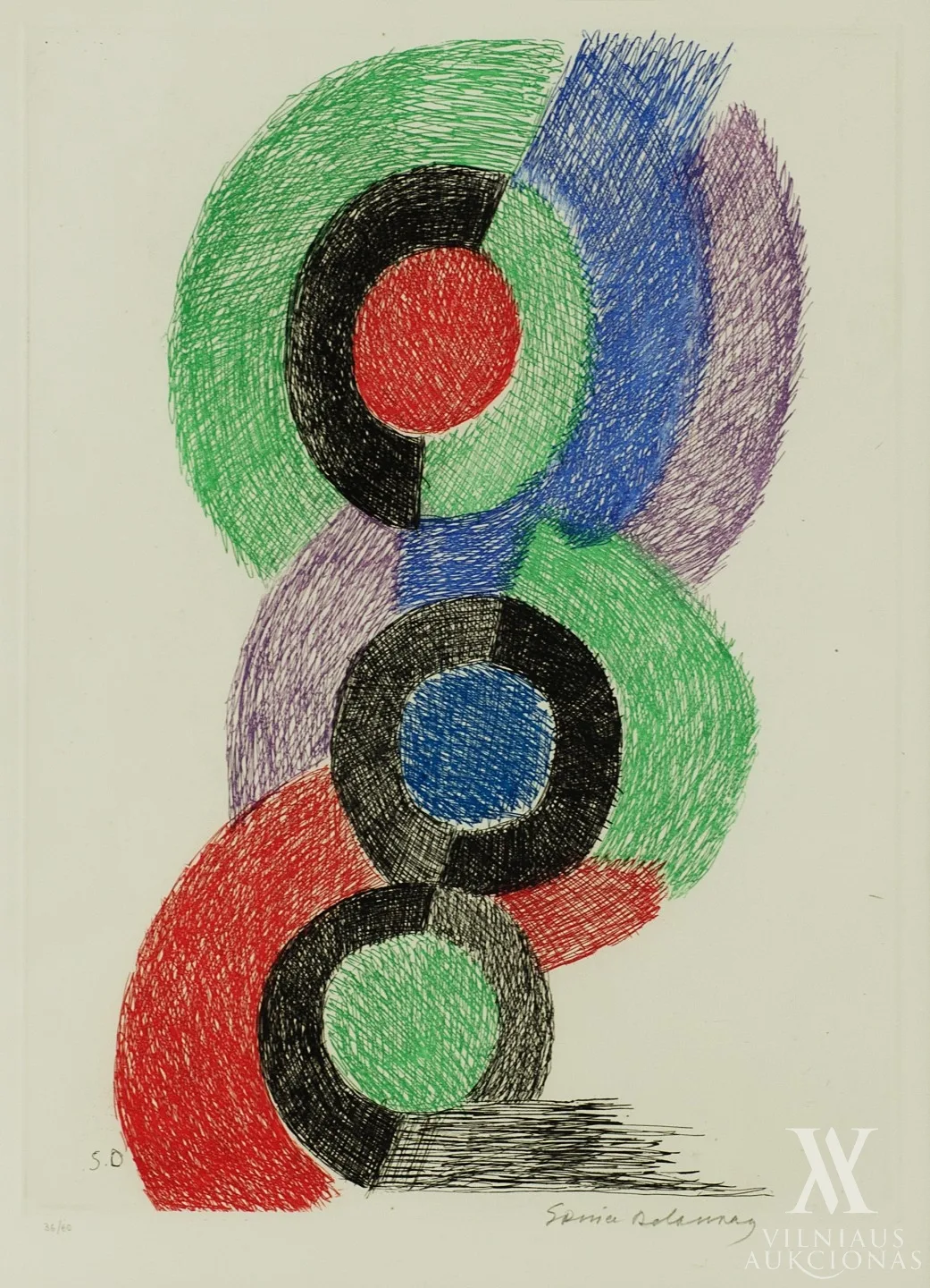 Sonia Delaunay – Spalvų ritmai | Rythmes colorés 