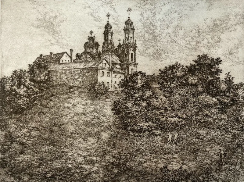 Leonas Lagauskas – Iš ciklo „Vilnius” I