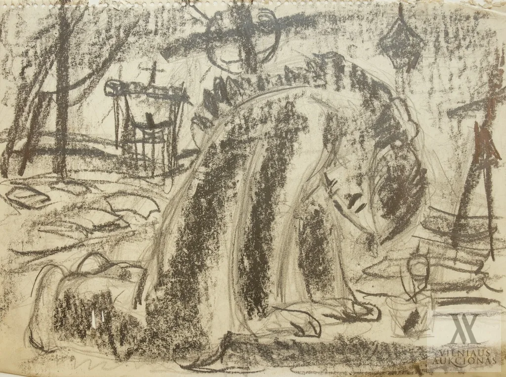 Adomas Galdikas – Eskizų rinkinys, 16 vnt.