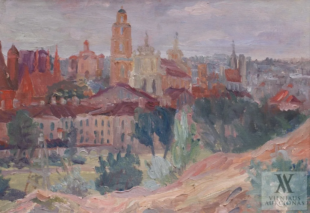 Mečislovas Bulaka – Vilnius nuo Bekešo kalno
