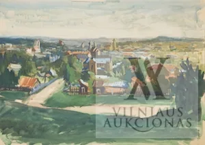 Boleslovas Adomas Motuza-Matuzevičius – Vilniaus panorama