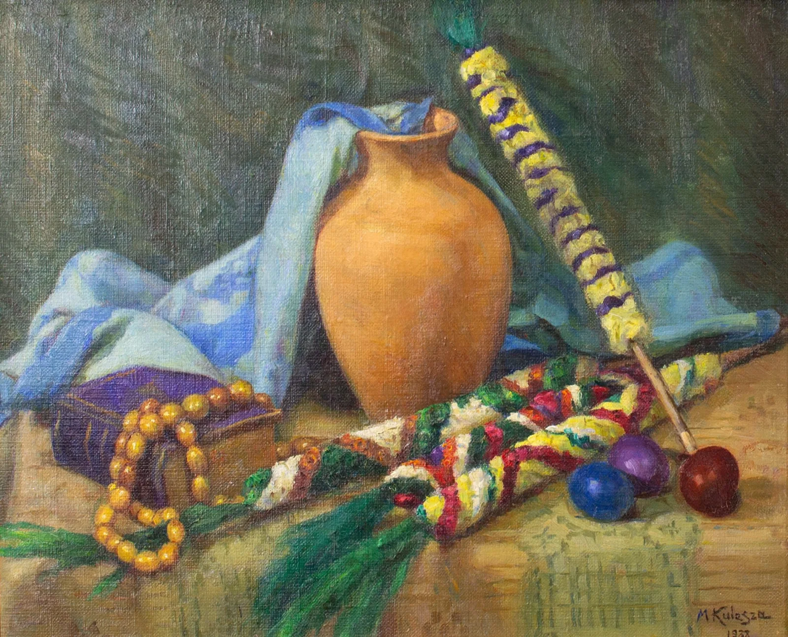 Marijonas Kulieša (Marian Kulesza) – Natiurmortas su verbomis