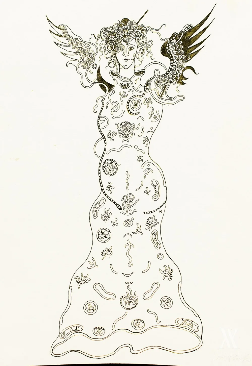 Mikalojus Povilas Vilutis – Moteris Paukštė