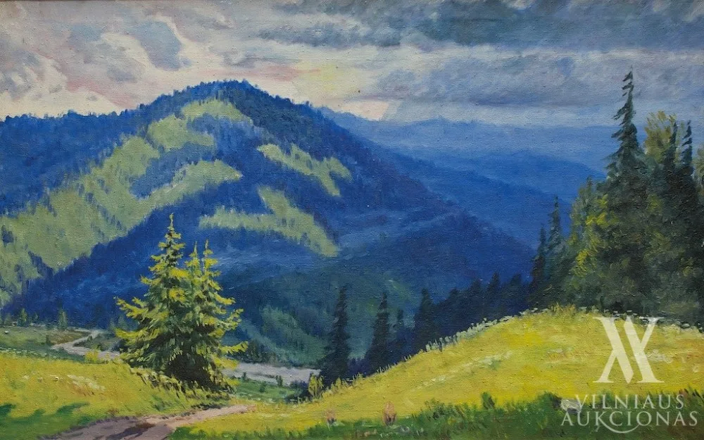 Rimtas Kalpokas (atrib.) – Kalnų peizažas