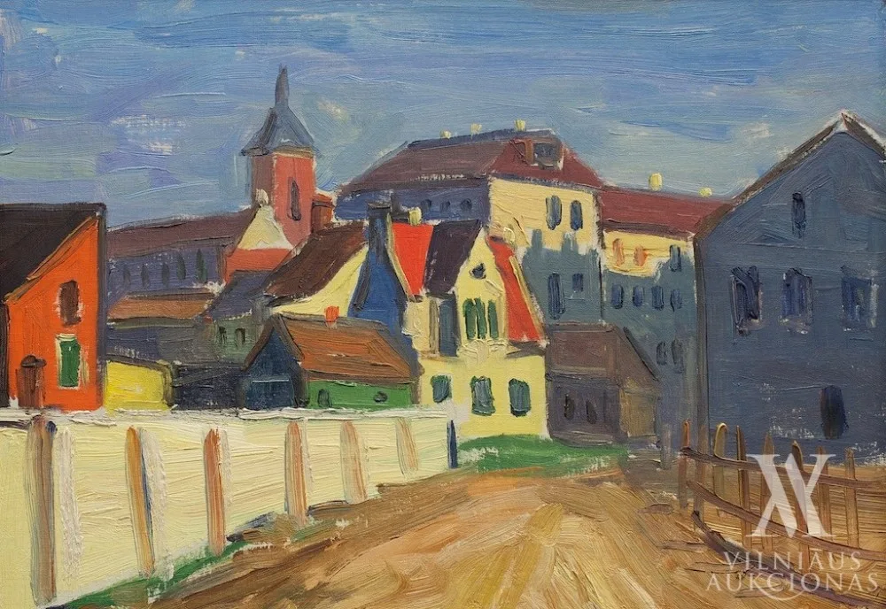 Stasys Šilkaitis – Kauno senamiesčio motyvas
