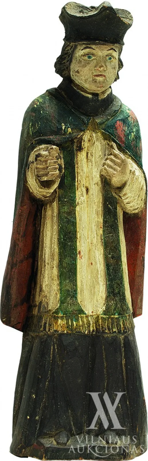 Autorius Nežinomas – Medinė lietuvių liaudies skulptūra „ Šv. Jonas Nepomukas“