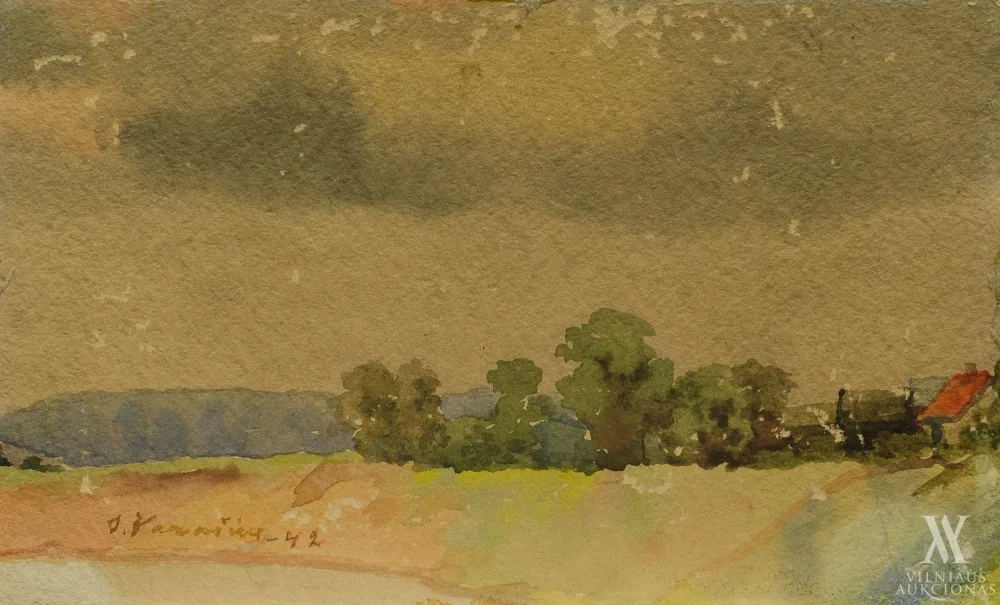 Steponas Varašius – Prie sodybos