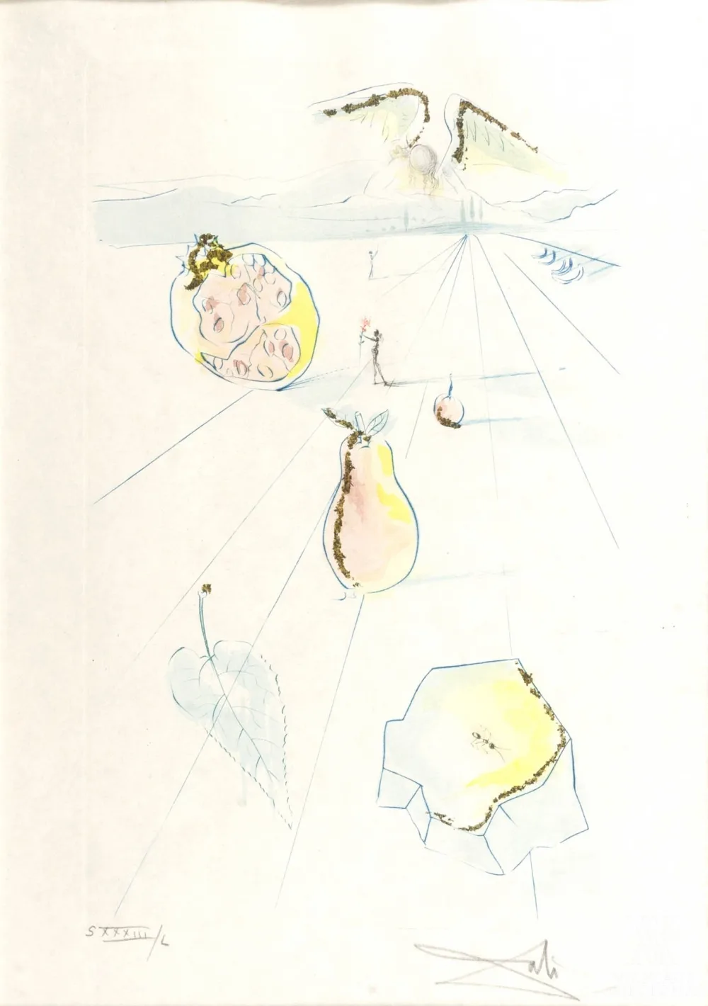 Salvadoras Dali (Salvador Dali) – Slėnio vaisiai. Iš ciklo „Giesmių giesmė“