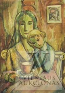 Alfonsas Keturka – Motina su vaiku