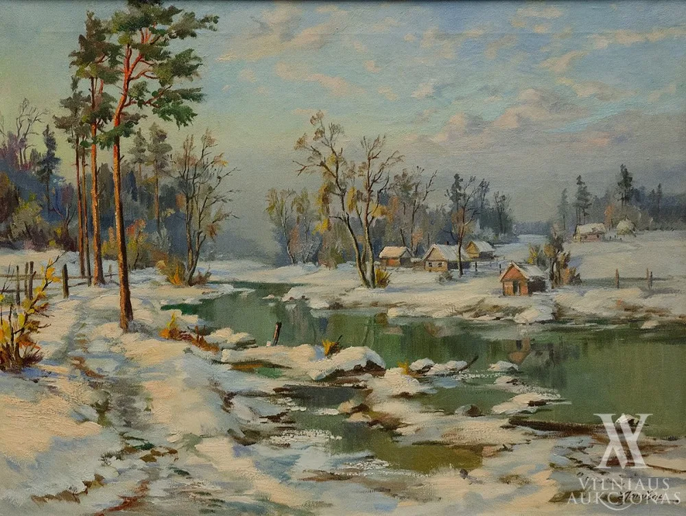 Česlovas Janušas – Žiemos peizažas