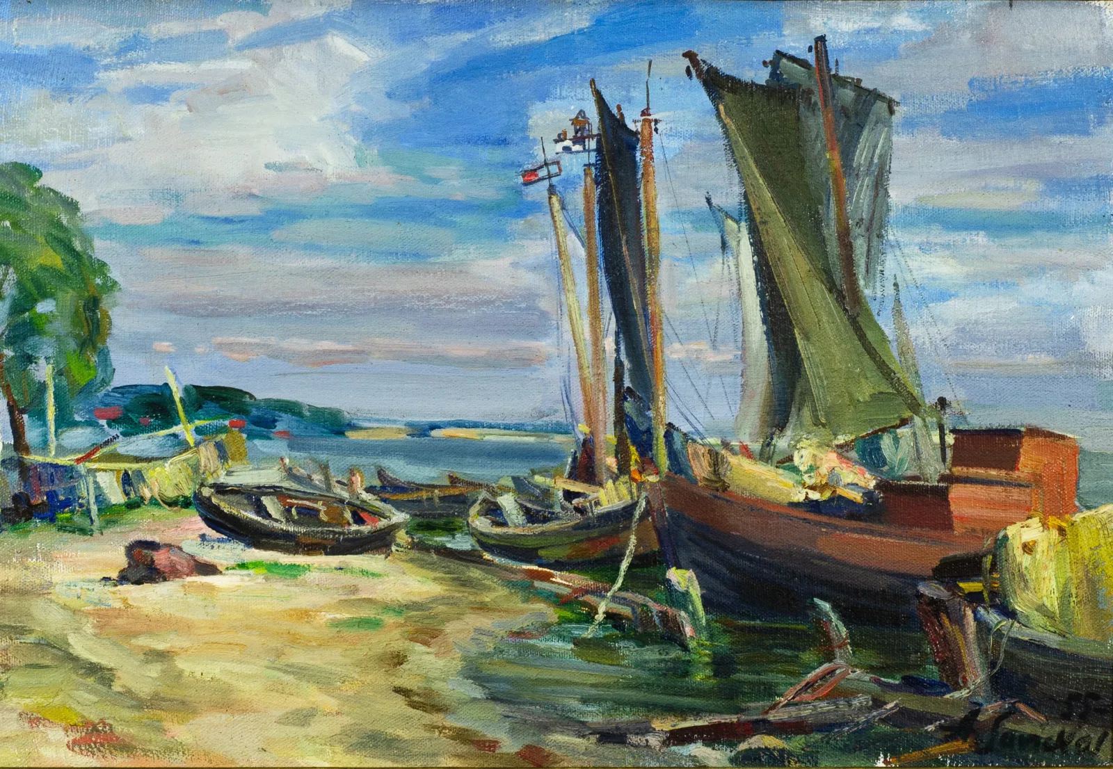 Augustinas Savickas – Nidos žvejų uostas