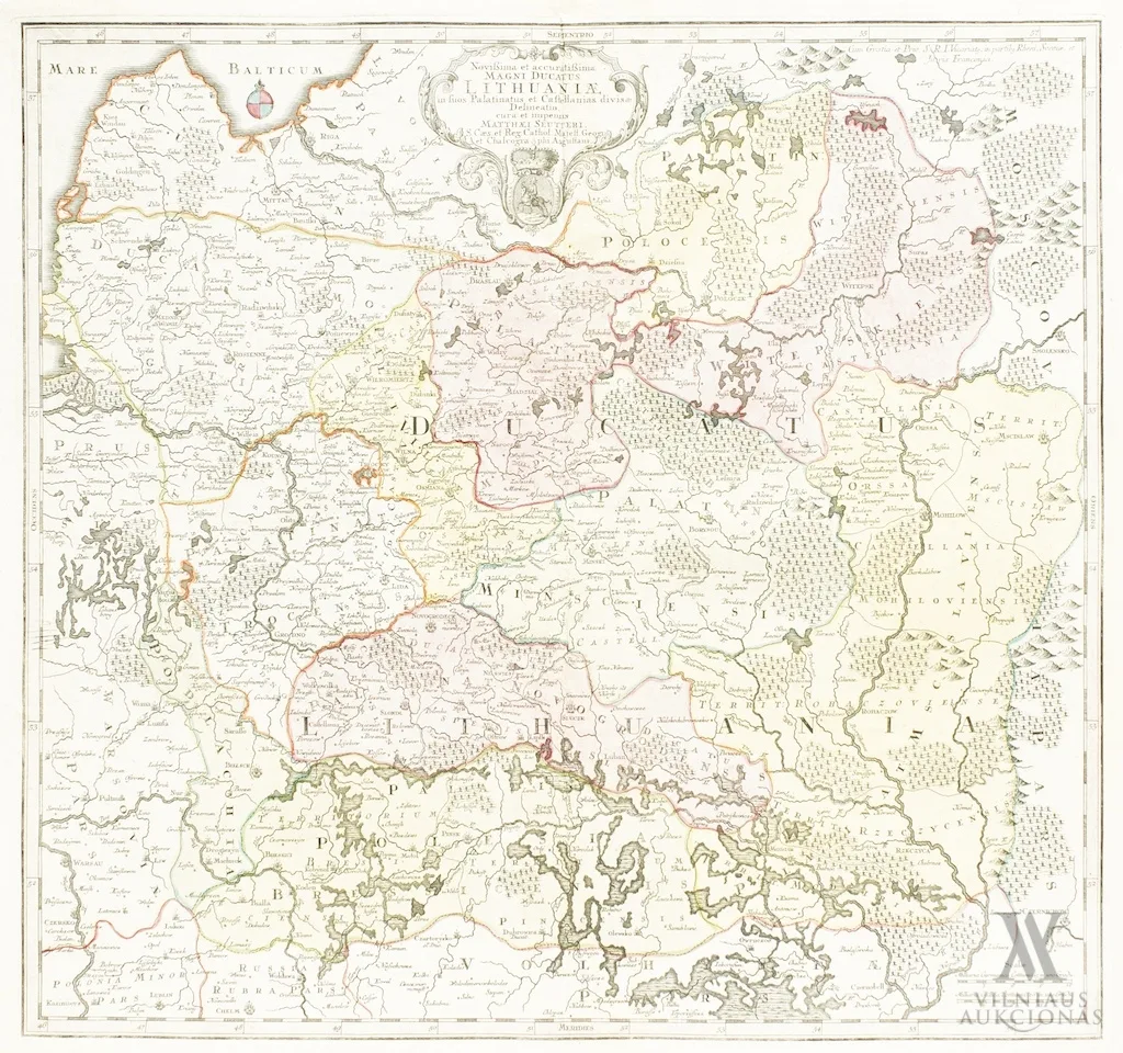 Matthäusas Seutteris (Matthäus Seutter) – Didžioji Lietuvos kunigaikštystė