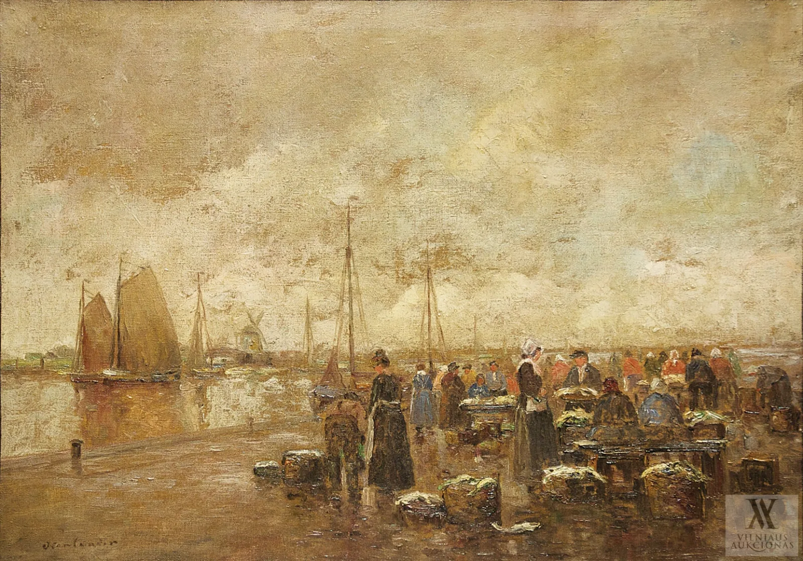 Hansas Harländeris (Hans Harländer) – Žvejų turguje