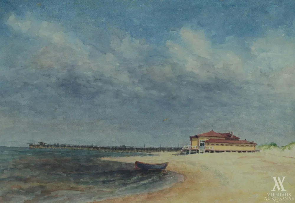 Jonas Buračas – Palanga. Senasis tiltas ir restoranas