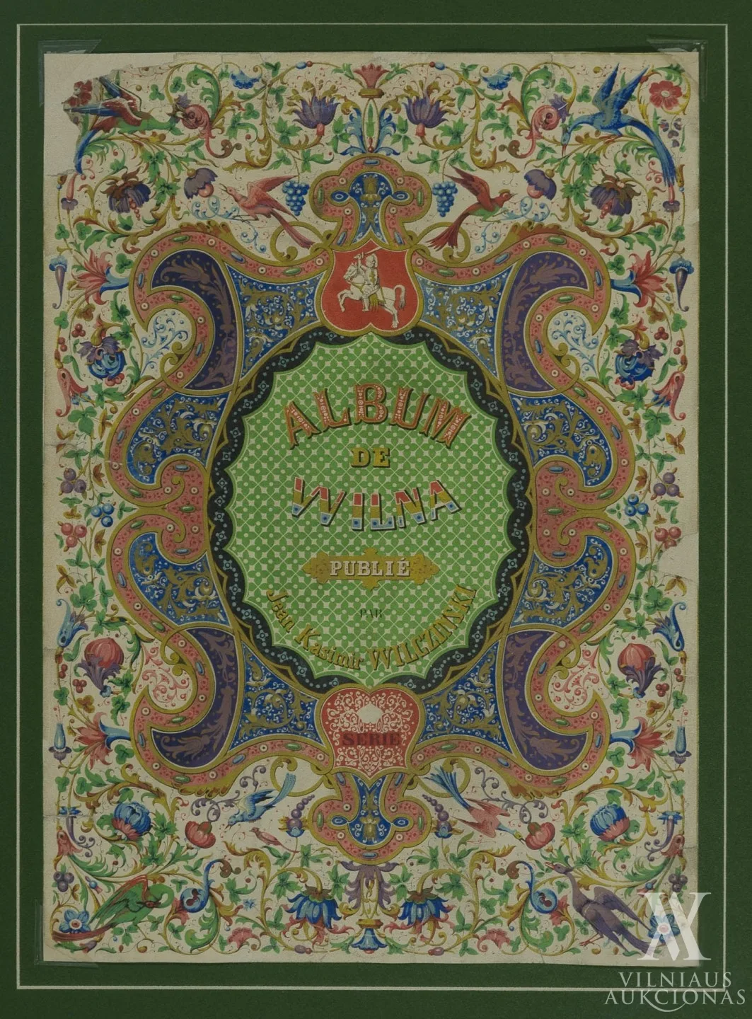 E. Haugeris (E. Hauger) – Jono Kazimiero Vilčinskio „Vilniaus albumo” II-os serijos I-ojo sąsiuvinio antraštinis lakštas 