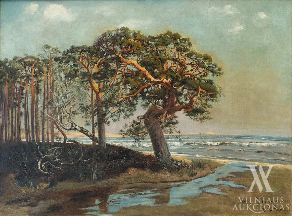 Julius Wentscher – Kuršių marių pakrantė