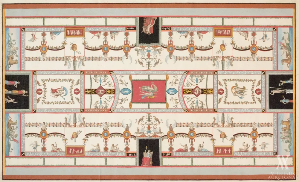 Pranciškus Smuglevičius – Domus Aurea 15-os salės lubų plafonas (Nr. 26) 