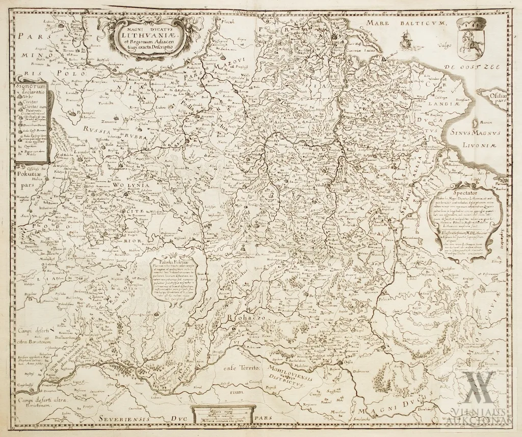 Matthäus Merian – Magni ducatus Lithvaniae et Regionum Adiacentium exacta descriptio
