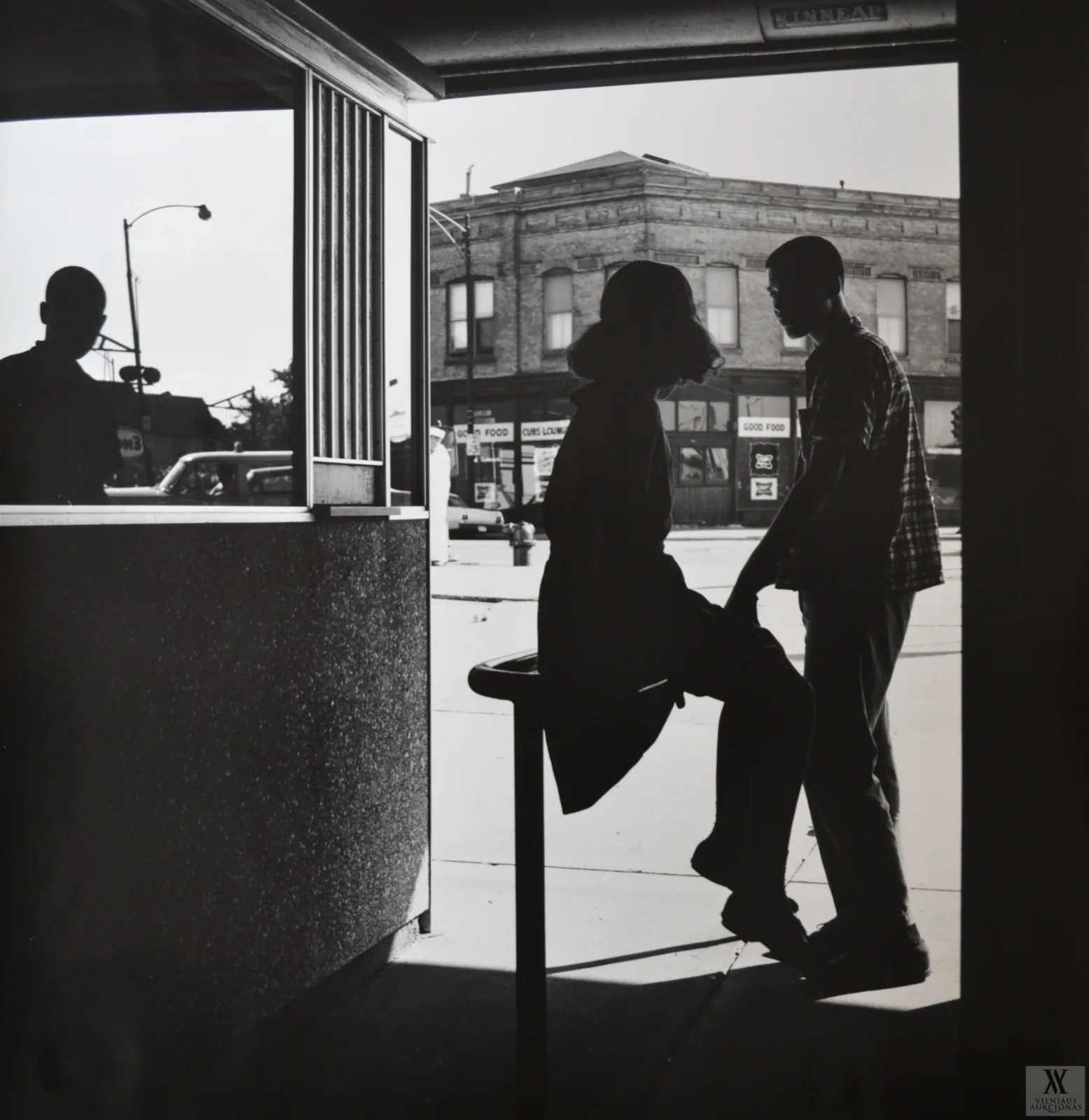 Algimantas Kezys – Meeting at the Entrance to the Ball Park, Chicago