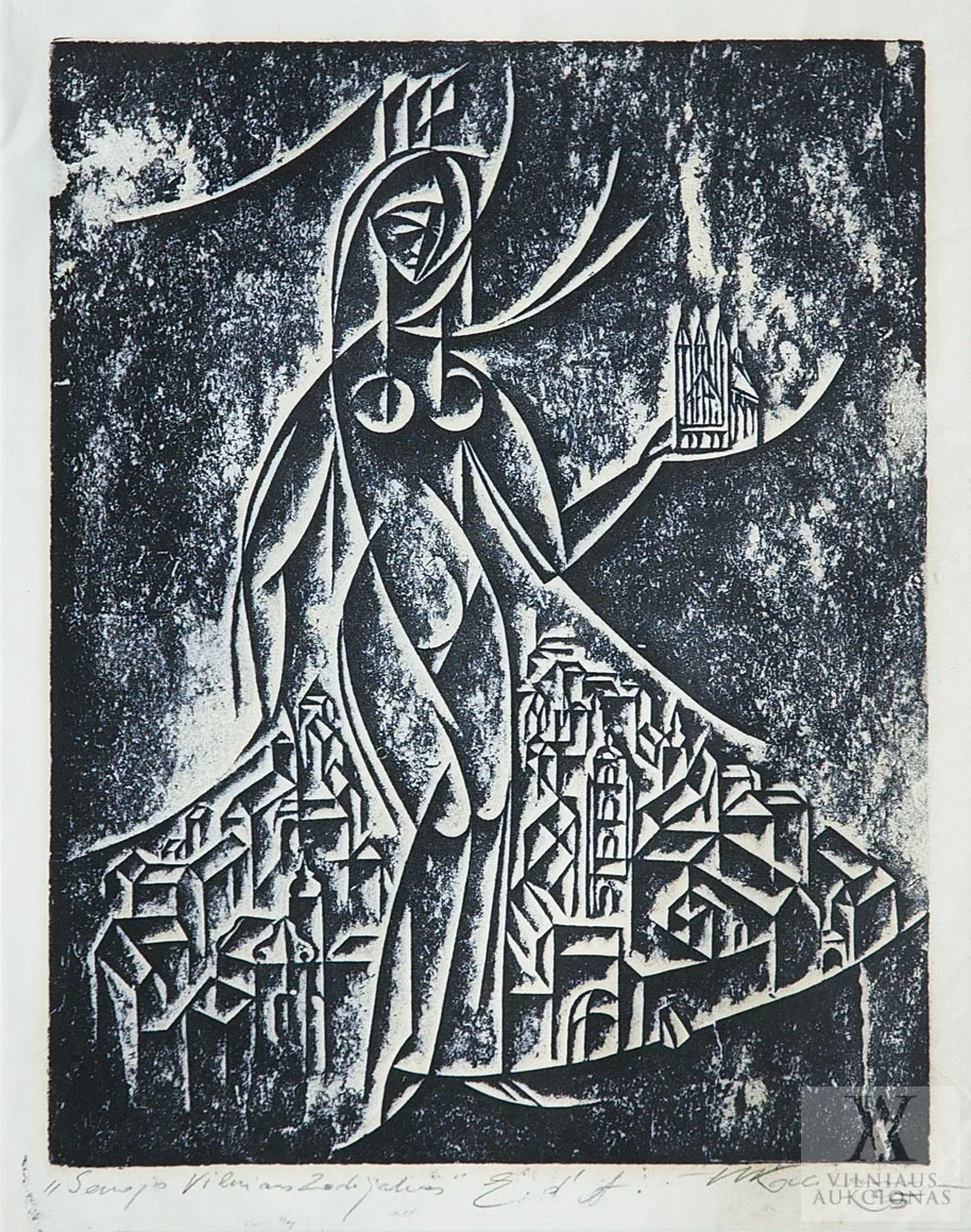 Vytautas Kalinauskas – Senojo Vilniaus Zodiakas. Mergelė