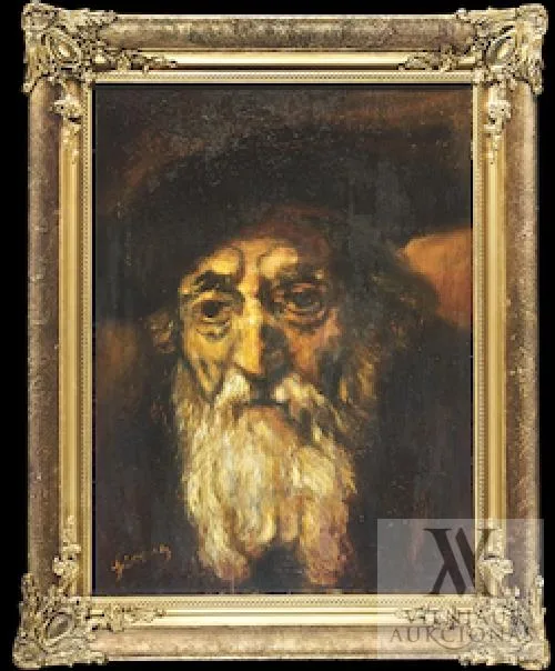 Autorius Nežinomas – Vyro portretas (pagal Rembrandtą)