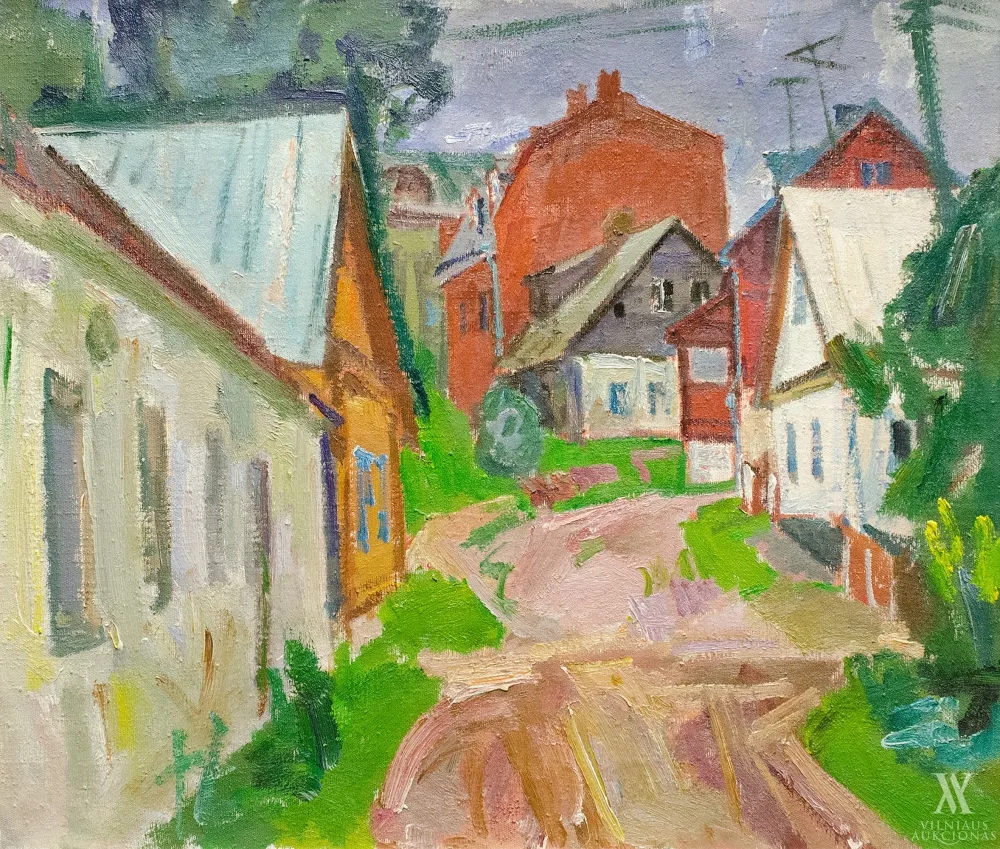 Vladas Karatajus – Pirties gatvelė Ukmergėje