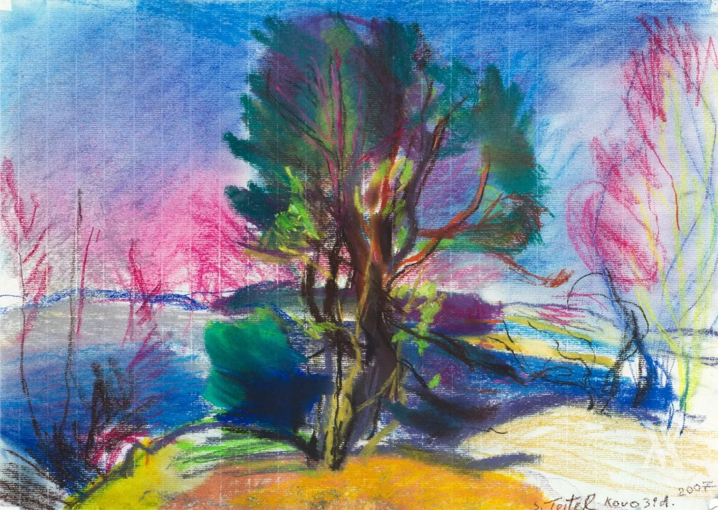 Solomonas Teitelbaumas – Peizažas su medžiu