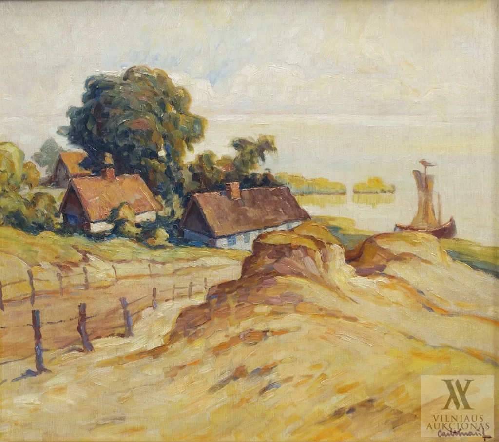 Carl Knauf – Vaizdas į marias Nidoje