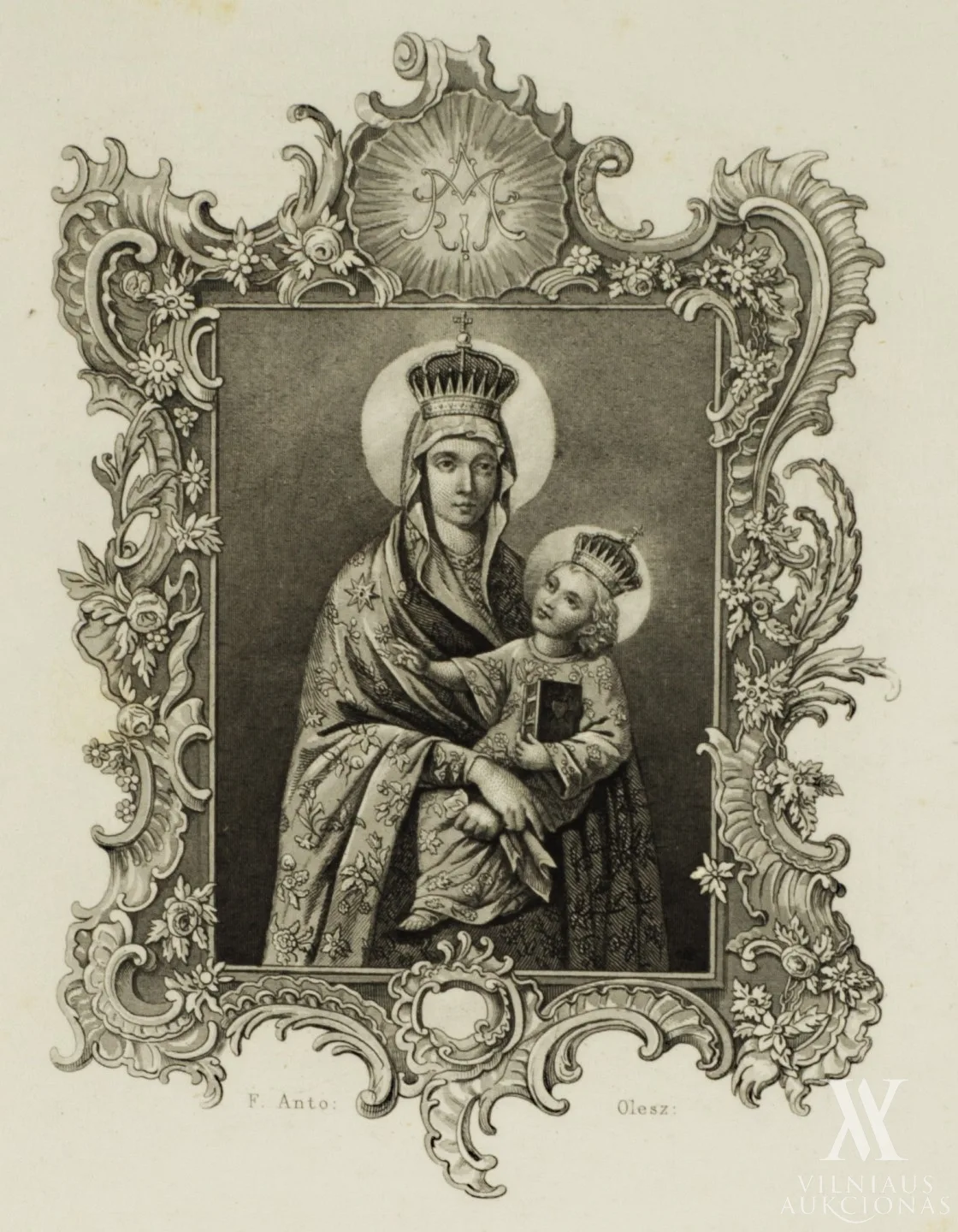 Antonis Oleščinskis (Antoni Oleszczynski) – Tiškevičių Berdyčevo madona